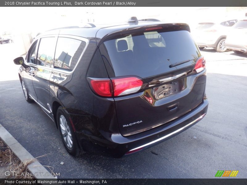 Dark Cordovan Pearl / Black/Alloy 2018 Chrysler Pacifica Touring L Plus