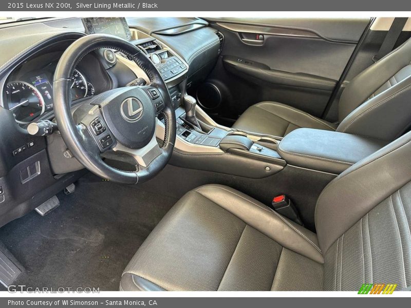  2015 NX 200t Black Interior