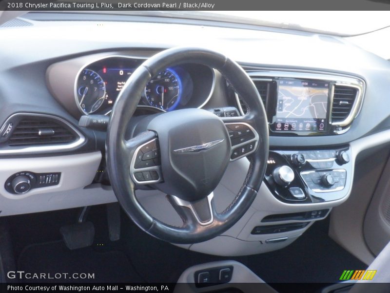Dark Cordovan Pearl / Black/Alloy 2018 Chrysler Pacifica Touring L Plus