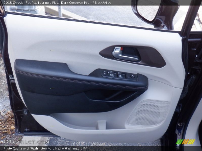 Dark Cordovan Pearl / Black/Alloy 2018 Chrysler Pacifica Touring L Plus