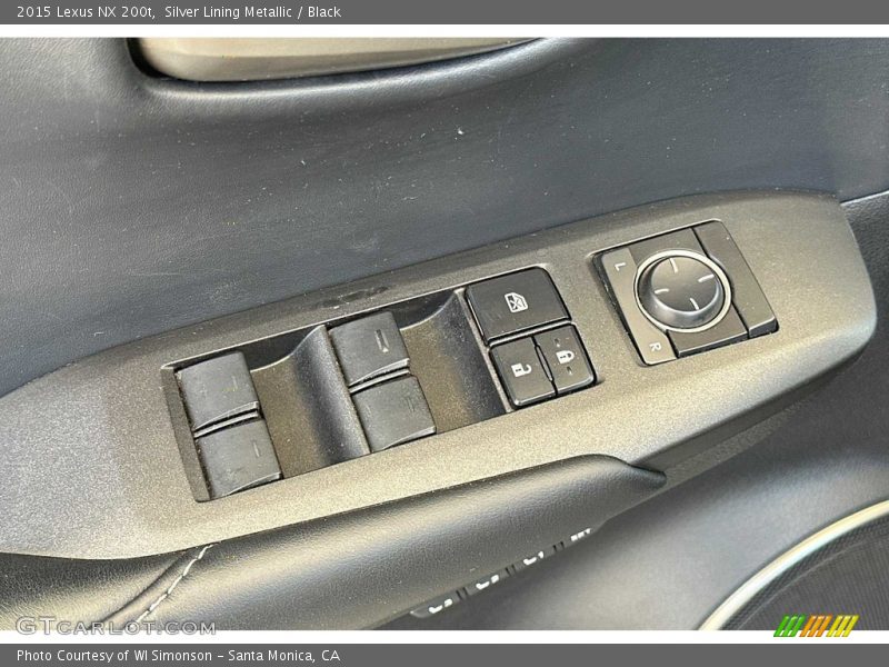Silver Lining Metallic / Black 2015 Lexus NX 200t