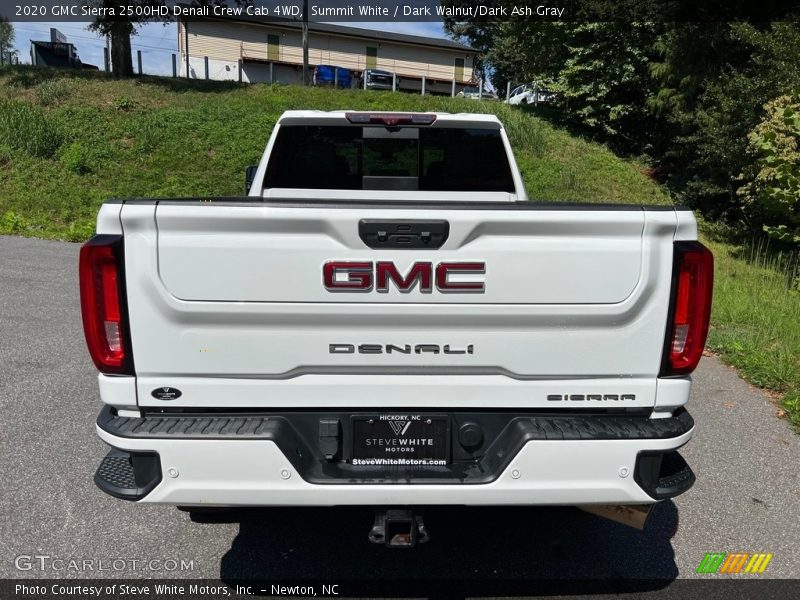 Summit White / Dark Walnut/Dark Ash Gray 2020 GMC Sierra 2500HD Denali Crew Cab 4WD