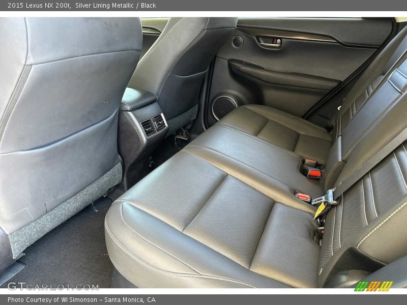 Rear Seat of 2015 NX 200t