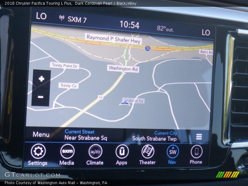 Dark Cordovan Pearl / Black/Alloy 2018 Chrysler Pacifica Touring L Plus