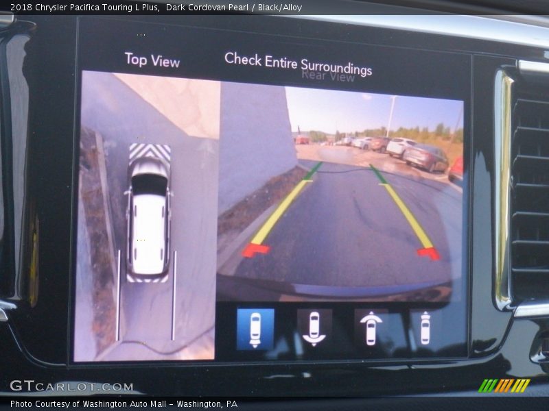 Dark Cordovan Pearl / Black/Alloy 2018 Chrysler Pacifica Touring L Plus