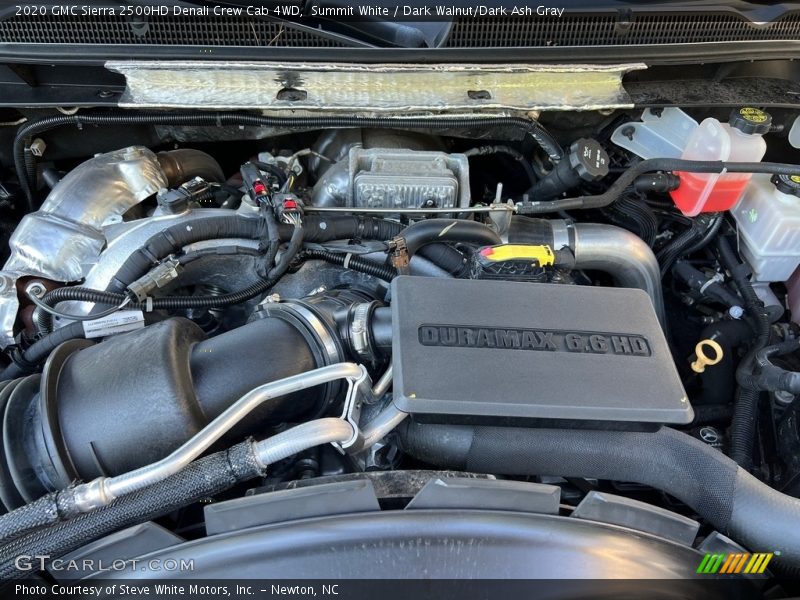  2020 Sierra 2500HD Denali Crew Cab 4WD Engine - 6.6 Liter OHV 32-Valve Duramax Turbo-Diesel V8