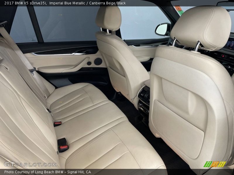 Rear Seat of 2017 X5 sDrive35i