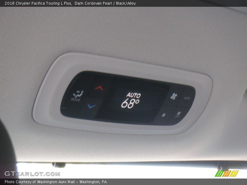 Dark Cordovan Pearl / Black/Alloy 2018 Chrysler Pacifica Touring L Plus