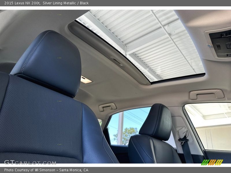 Silver Lining Metallic / Black 2015 Lexus NX 200t