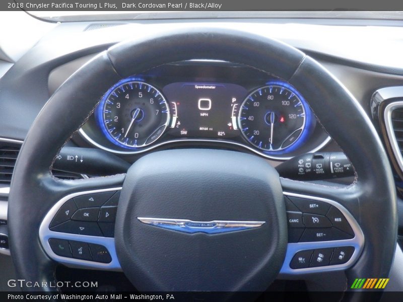 Dark Cordovan Pearl / Black/Alloy 2018 Chrysler Pacifica Touring L Plus