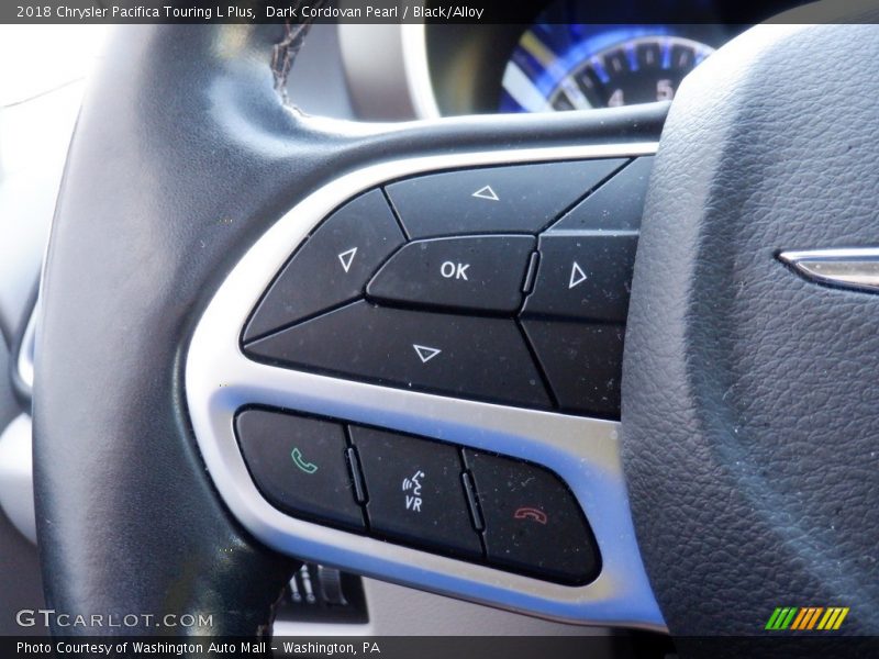 Dark Cordovan Pearl / Black/Alloy 2018 Chrysler Pacifica Touring L Plus