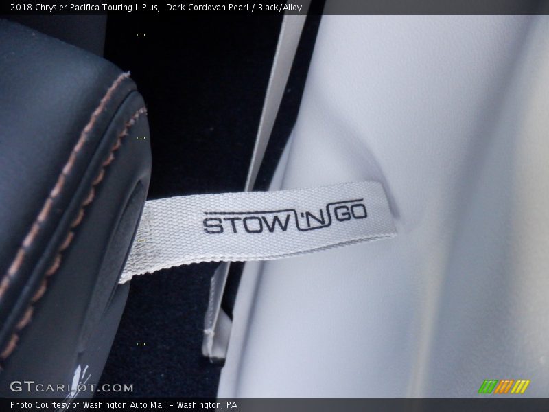 Dark Cordovan Pearl / Black/Alloy 2018 Chrysler Pacifica Touring L Plus