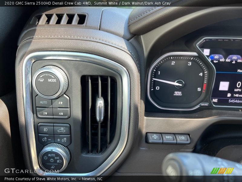 Controls of 2020 Sierra 2500HD Denali Crew Cab 4WD