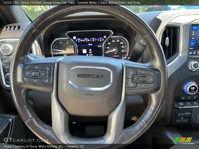  2020 Sierra 2500HD Denali Crew Cab 4WD Steering Wheel