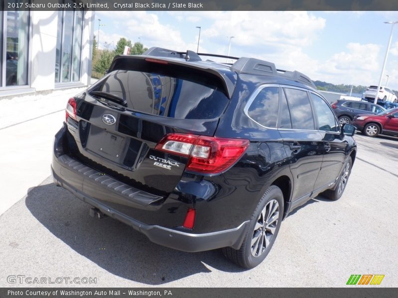 Crystal Black Silica / Slate Black 2017 Subaru Outback 2.5i Limited