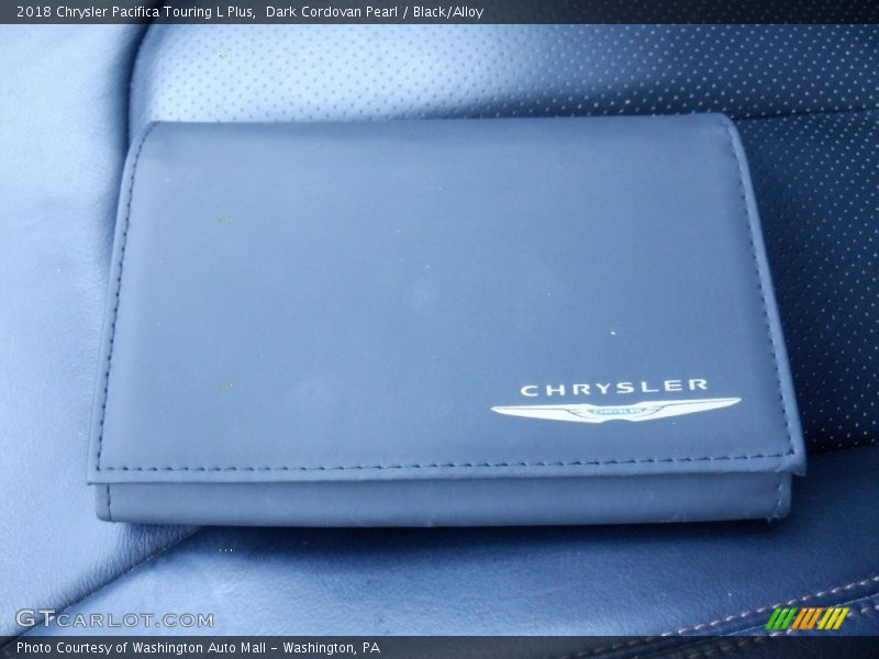 Dark Cordovan Pearl / Black/Alloy 2018 Chrysler Pacifica Touring L Plus