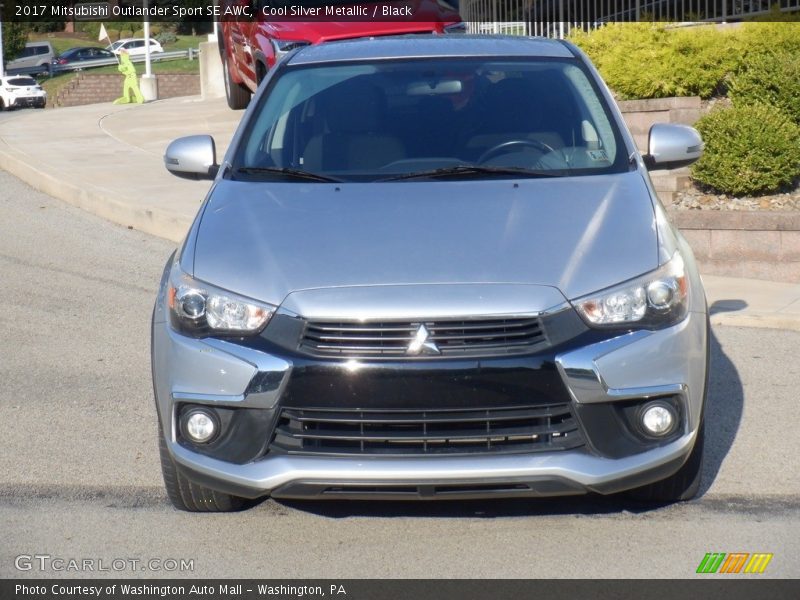 Cool Silver Metallic / Black 2017 Mitsubishi Outlander Sport SE AWC