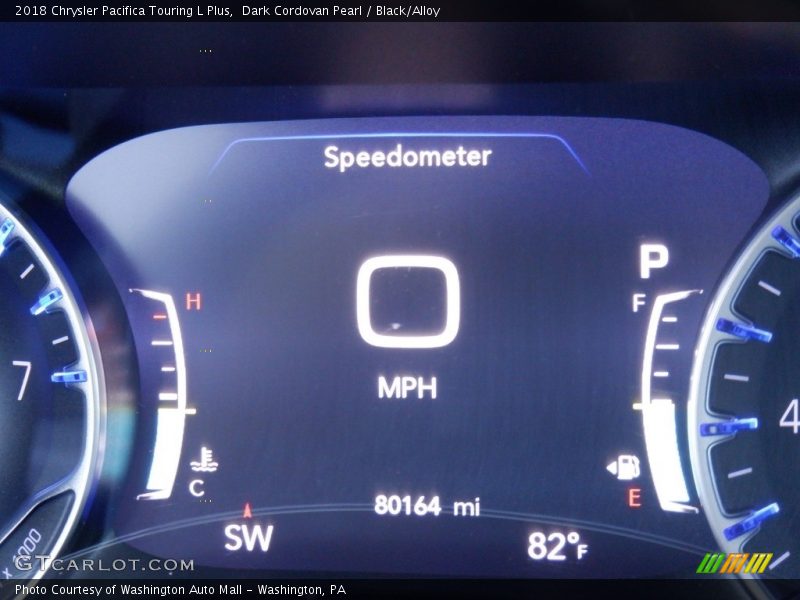 Dark Cordovan Pearl / Black/Alloy 2018 Chrysler Pacifica Touring L Plus