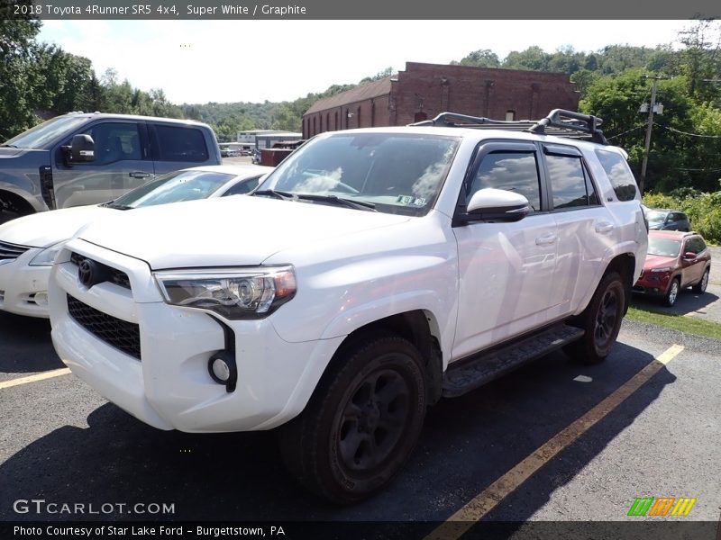 Super White / Graphite 2018 Toyota 4Runner SR5 4x4