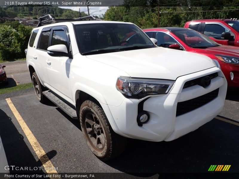 Super White / Graphite 2018 Toyota 4Runner SR5 4x4