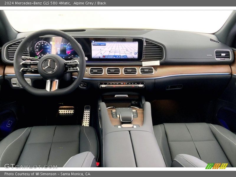 Dashboard of 2024 GLS 580 4Matic