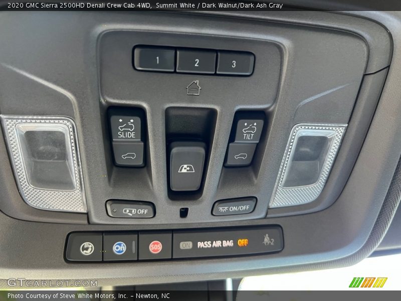 Controls of 2020 Sierra 2500HD Denali Crew Cab 4WD