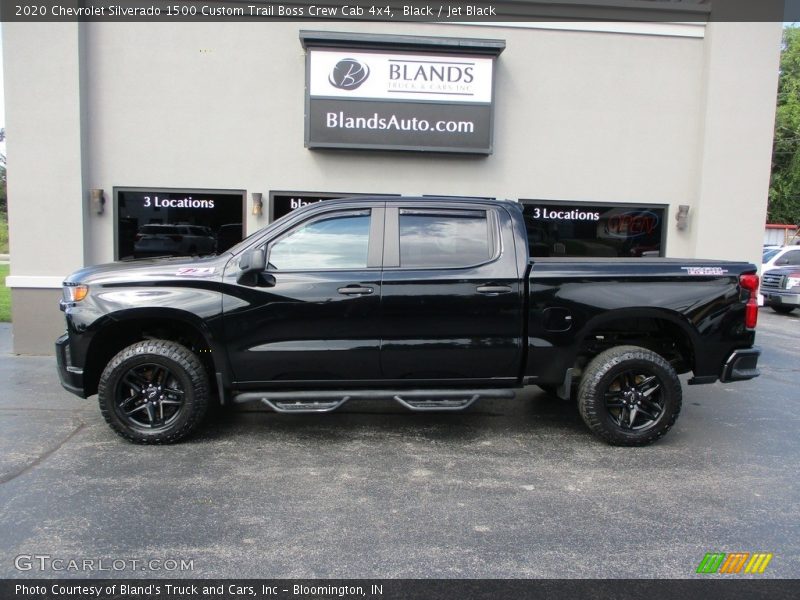Black / Jet Black 2020 Chevrolet Silverado 1500 Custom Trail Boss Crew Cab 4x4