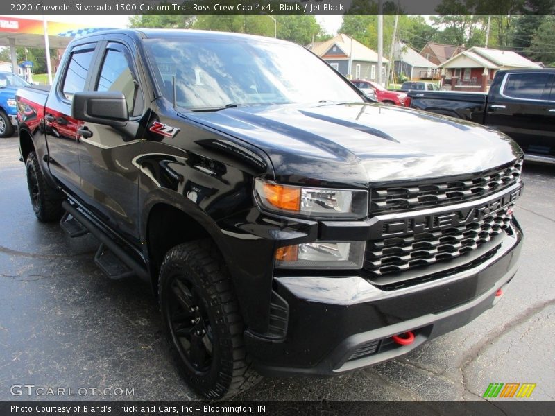 Front 3/4 View of 2020 Silverado 1500 Custom Trail Boss Crew Cab 4x4