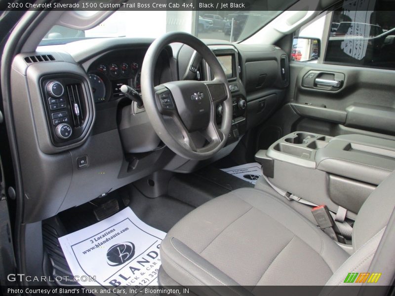 Black / Jet Black 2020 Chevrolet Silverado 1500 Custom Trail Boss Crew Cab 4x4
