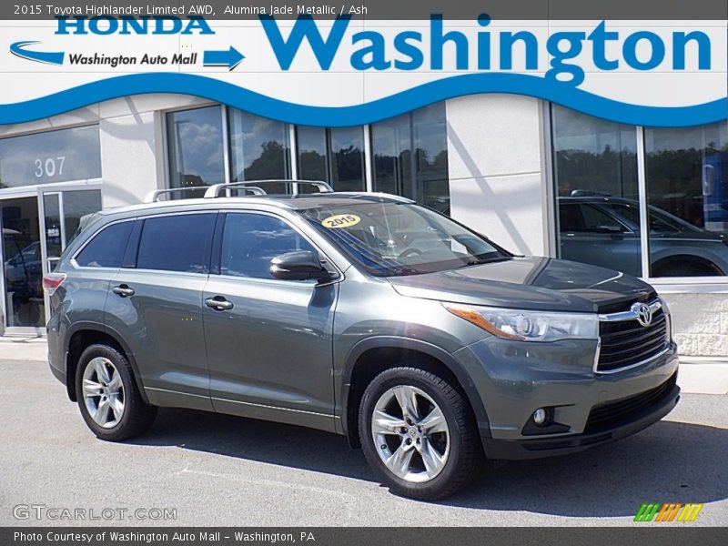 Alumina Jade Metallic / Ash 2015 Toyota Highlander Limited AWD