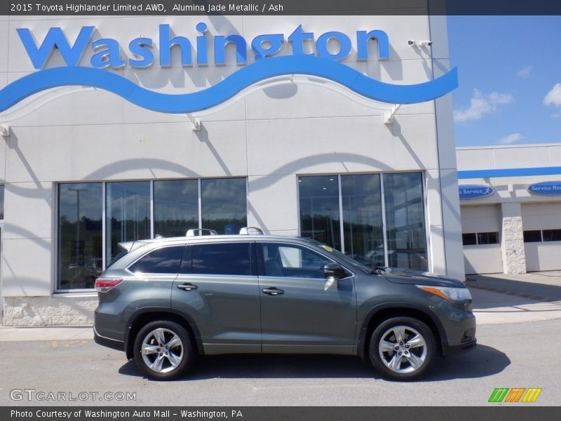 Alumina Jade Metallic / Ash 2015 Toyota Highlander Limited AWD