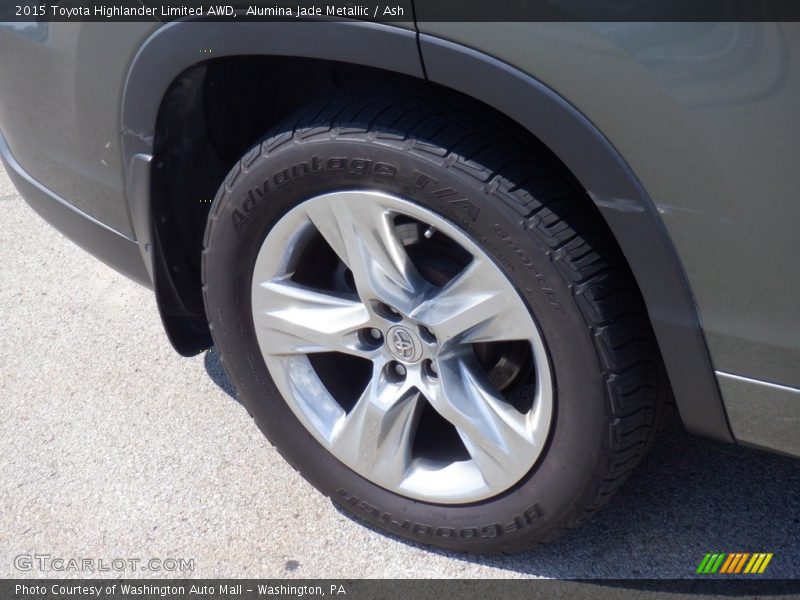 Alumina Jade Metallic / Ash 2015 Toyota Highlander Limited AWD