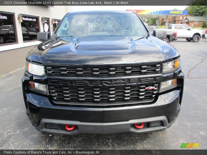 Black / Jet Black 2020 Chevrolet Silverado 1500 Custom Trail Boss Crew Cab 4x4