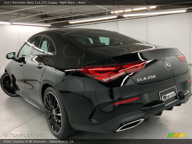 Night Black / Black 2023 Mercedes-Benz CLA 250 Coupe