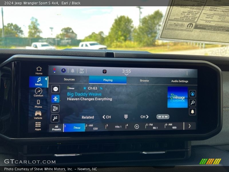 Controls of 2024 Wrangler Sport S 4x4