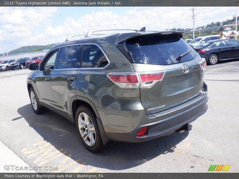 Alumina Jade Metallic / Ash 2015 Toyota Highlander Limited AWD