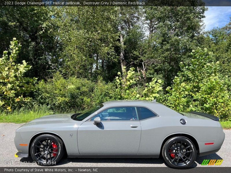 Destroyer Grey / Demonic Red/Black 2023 Dodge Challenger SRT Hellcat JailBreak