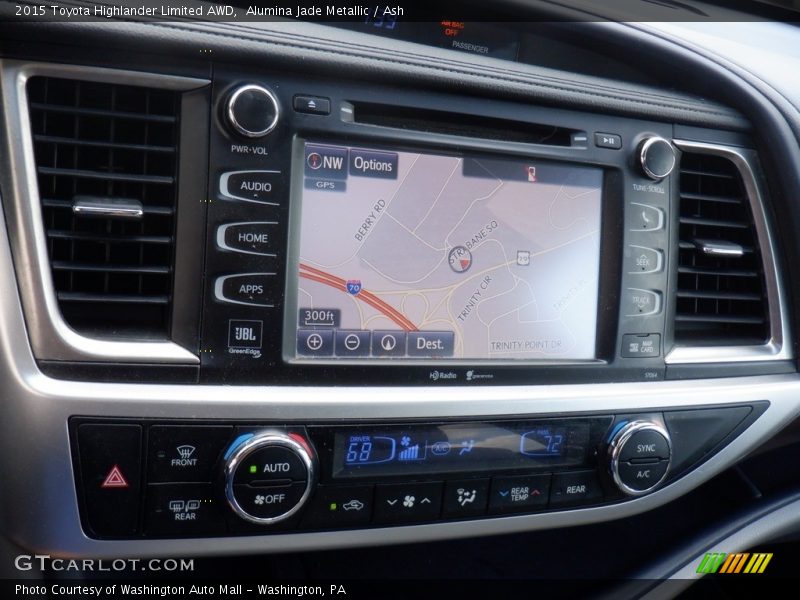 Controls of 2015 Highlander Limited AWD