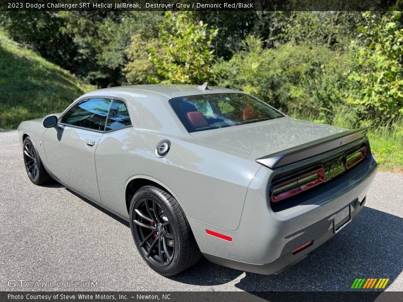 Destroyer Grey / Demonic Red/Black 2023 Dodge Challenger SRT Hellcat JailBreak