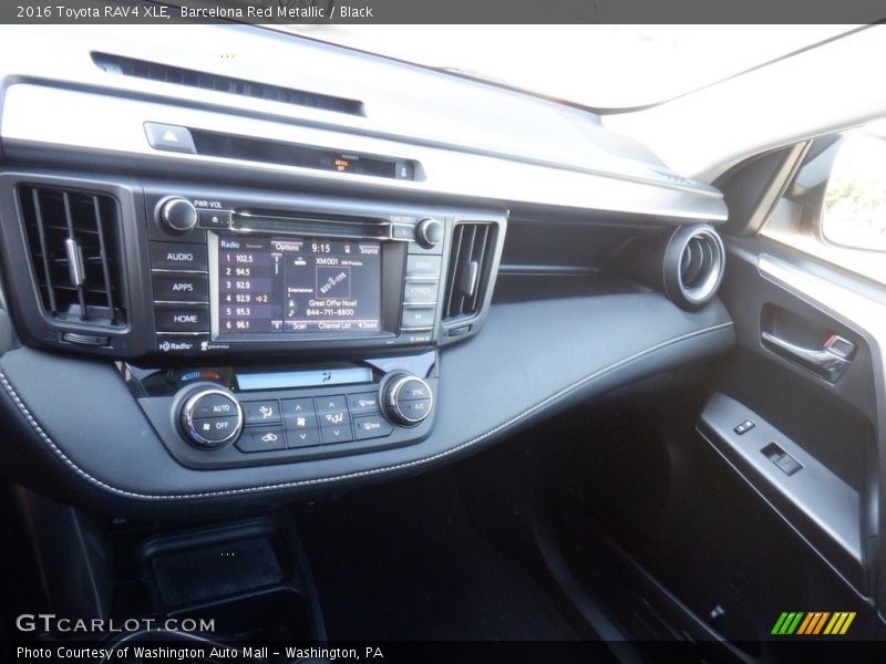 Barcelona Red Metallic / Black 2016 Toyota RAV4 XLE