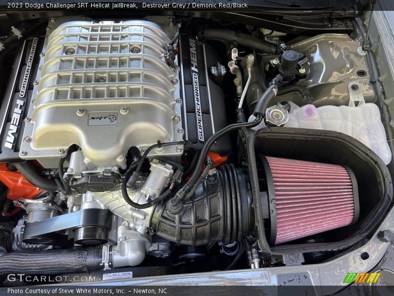 Destroyer Grey / Demonic Red/Black 2023 Dodge Challenger SRT Hellcat JailBreak