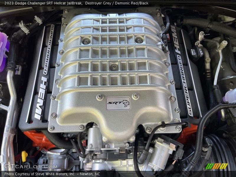 Destroyer Grey / Demonic Red/Black 2023 Dodge Challenger SRT Hellcat JailBreak