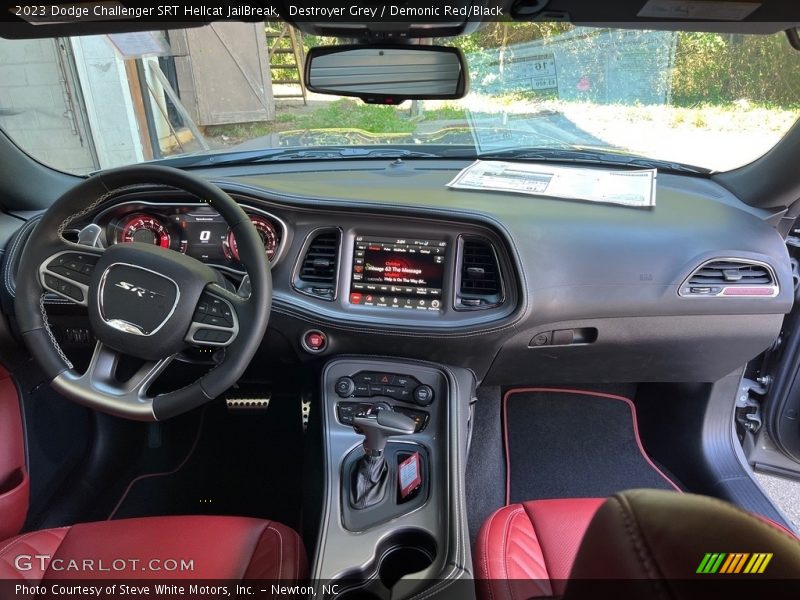 Destroyer Grey / Demonic Red/Black 2023 Dodge Challenger SRT Hellcat JailBreak