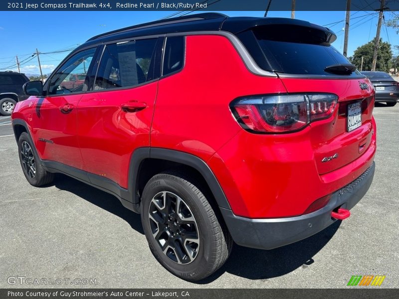 Redline Pearl / Black/Ruby Red 2021 Jeep Compass Trailhawk 4x4