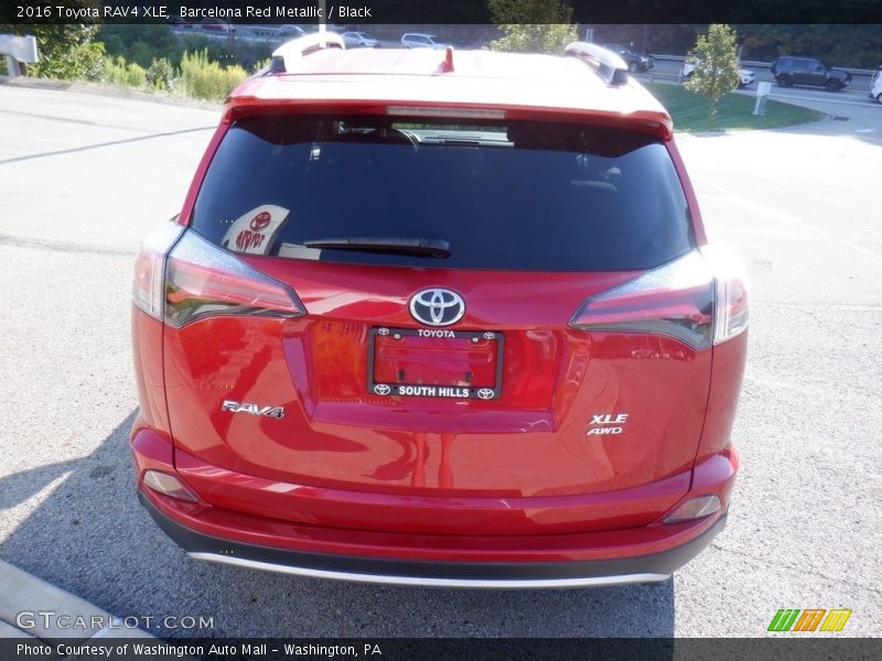 Barcelona Red Metallic / Black 2016 Toyota RAV4 XLE