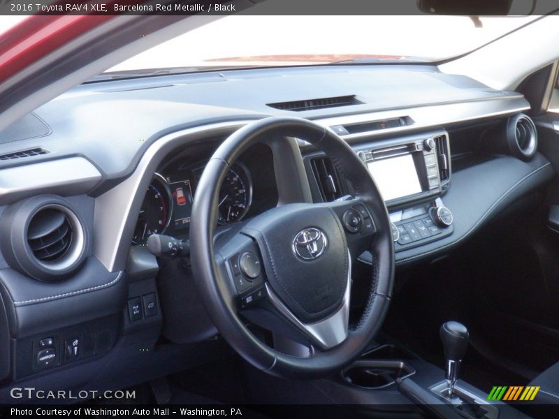 Barcelona Red Metallic / Black 2016 Toyota RAV4 XLE