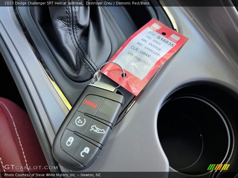 Destroyer Grey / Demonic Red/Black 2023 Dodge Challenger SRT Hellcat JailBreak