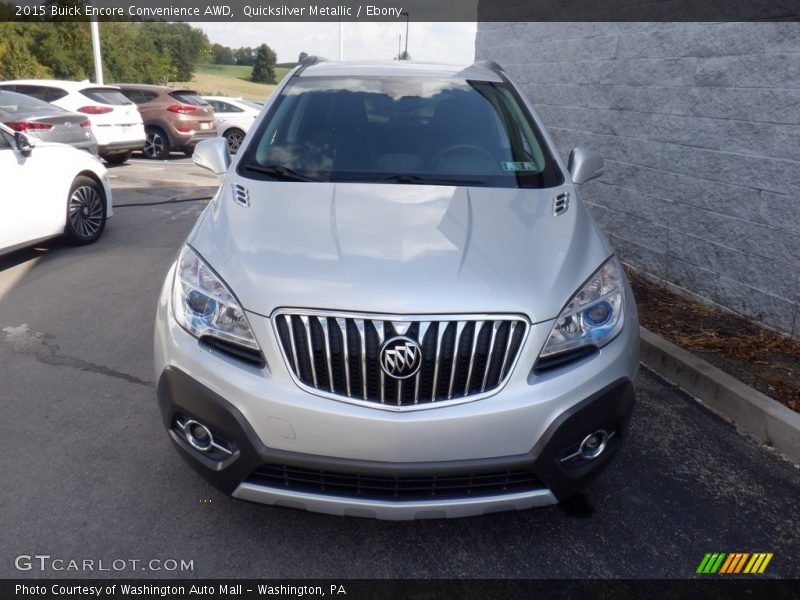 Quicksilver Metallic / Ebony 2015 Buick Encore Convenience AWD