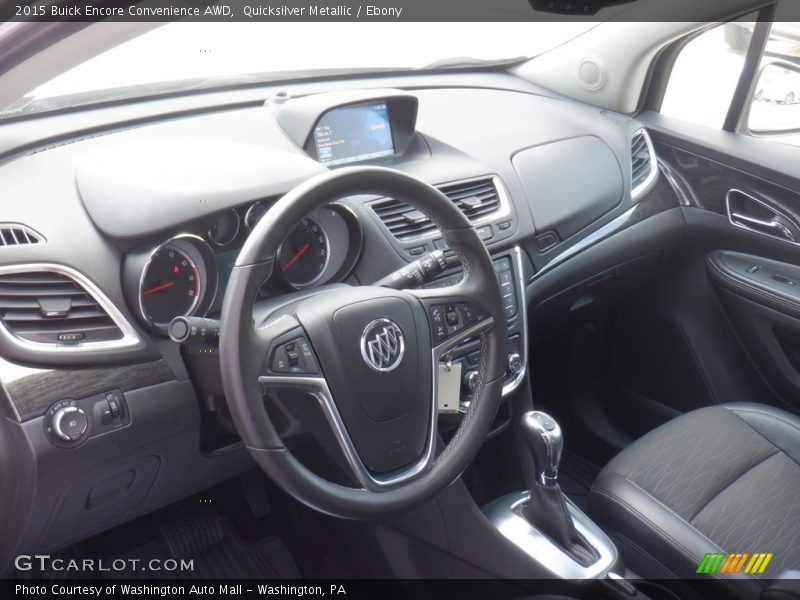 Quicksilver Metallic / Ebony 2015 Buick Encore Convenience AWD