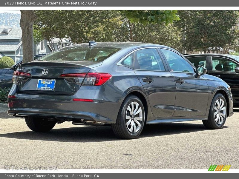 Meteorite Gray Metallic / Gray 2023 Honda Civic LX